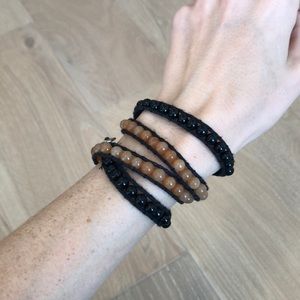 Marlyn Schiff Bead Wrap Bracelet